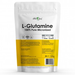 Л-Глютамин Atletic Food 100% Pure Glutamine Micronized - 125 грамм