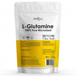 Atletic Food Л-Глютамин 100% Pure Glutamine Micronized - 125 грамм