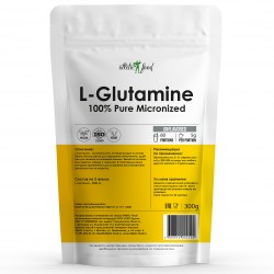 Atletic Food Л-Глютамин 100% Pure Glutamine Micronized - 300 грамм