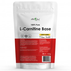 Atletic Food 100% Pure L-Carnitine Powder - 100 грамм (со вкусом)