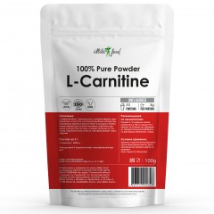 Л-Карнитин База Atletic Food 100% Pure L-Carnitine Powder - 100 грамм