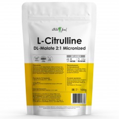 Отзывы Atletic Food L-Citrulline DL-Malate 2:1 Micronized - 100 грамм