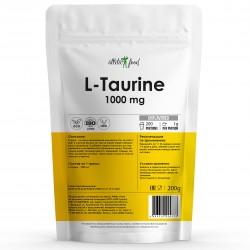 Atletic Food Л-Таурин L-Taurine 1000 mg - 200 грамм
