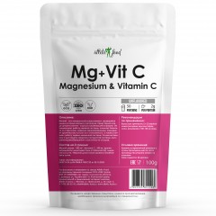 Магний и витамин С Atletic Food Magnesium + Vitamin C - 100 грамм