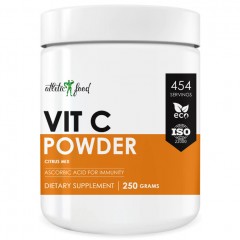 Витамин C Atletic Food 100% Vitamin C (Ascorbic Acid Powder) - 250 грамм (со вкусом)