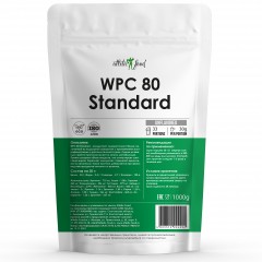 Отзывы Сывороточный протеин Atletic Food WPC 80 Standard - 1000 грамм