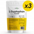 Atletic Food Л-Триптофан 100% L-Tryptophan Powder - 300 грамм (3 шт по 100 г)
