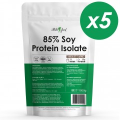 Отзывы Изолят соевого белка Atletic Food 85% Soy Protein Isolate (шоколад) - 5000 грамм (5 шт по 1 кг)