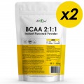 Atletic Food BCAA 2:1:1 Instant Flavored Powder (лимон) - 1000 грамм (2 шт по 500 г)