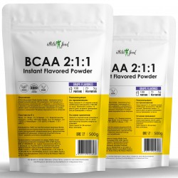 Atletic Food BCAA 2:1:1 Instant Flavored Powder (виноград) - 2х500 грамм