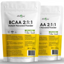 Atletic Food BCAA 2:1:1 Instant Flavored Powder (яблоко) - 2х500 грамм