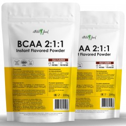 Atletic Food BCAA 2:1:1 Instant Flavored Powder (кола) - 2х200 грамм