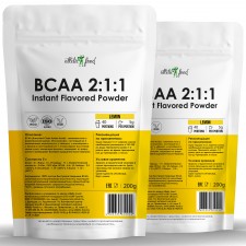 Atletic Food BCAA 2:1:1 Instant Flavored Powder (лимон) - 2х200 грамм