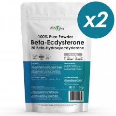 Бета-экдистерон Atletic Food Beta-Ecdysterone Powder - 100 г (2 шт по 50 г)