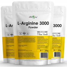 Atletic Food Л-Аргинин L-Arginine Powder 3000 - 3х200 грамм