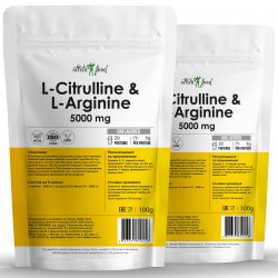 Atletic Food L-Citrulline & L-Arginine - 2х100 грамм