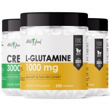 Atletic Food L-Glutamine + Micronized Creatine + BCAA 8:1:1 - 200/200/200 капсул