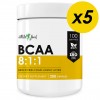 Незаменимые аминокислоты БЦАА Atletic Food BCAA 8:1:1 1000 mg - 1000 капсул (5 шт по 200 капс) (фото-0)