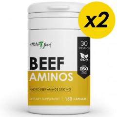 Отзывы Говяжьи аминокислоты Atletic Food Hydro Beef Aminos 2500 mg - 300 капсул (2 шт по 150 капсул)