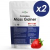 Atletic Food Гейнер Complex Mass Gainer (клубника) - 3000 грамм (2 шт по 1500 г) (фото-0)