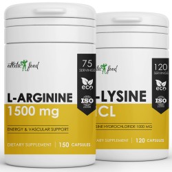 Atletic Food L-Arginine 1500 mg + L-Lysine 1000 mg - 150/120 капсул