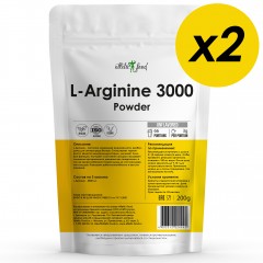 Отзывы Atletic Food Л-Аргинин L-Arginine Powder 3000 - 400 грамм (2 шт по 200 г)
