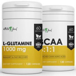 Atletic Food L-Glutamine 1000 mg + BCAA 8:1:1 1000 mg - 120/120 капсул