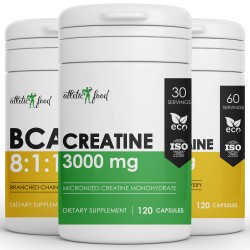 Atletic Food L-Glutamine + Micronized Creatine + BCAA 8:1:1 - 120/120/120 капсул