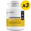 Atletic Food Л-Триптофан L-Tryptophan 500 mg - 180 капсул (3 шт по 60 капсул)