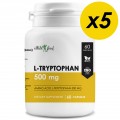 Atletic Food Л-Триптофан L-Tryptophan 500 mg - 300 капсул (5 шт по 60 капсул)