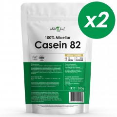 Отзывы Мицеллярный казеин Atletic Food 100% Micellar Casein (MPC 82, ваниль) - 1000 грамм (2х500 г)