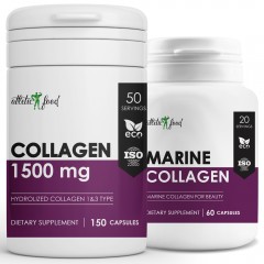 Отзывы Atletic Food Hydrolized Collagen Type 1&3 + Marine Collagen Type 1 - 150/60 капсул