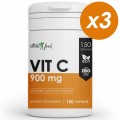 Atletic Food Витамин С Vitamin C 900 mg - 450 капс (3 шт по 150 капс)