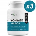 Atletic Food Yohimbe Extract 100 mg (HCL 4 mg) + MACA 400 mg - 180 капс (3 шт по 60 капс)