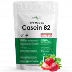 Atletic Food 100% Micellar Casein (MPC 82) - 500 грамм (со вкусом) клубника