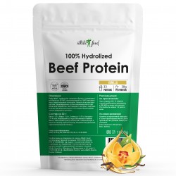Atletic Food Говяжий протеин 100% Hydrolized Beef Protein - 1000 грамм (со вкусом) ваниль
