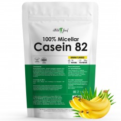 Atletic Food 100% Micellar Casein (MPC 82) - 500 грамм (со вкусом) банан