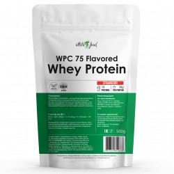 Atletic Food Концентрат сывороточного белка WPC 75 Flavored - 500 грамм клубника