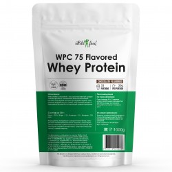 Atletic Food Концентрат сывороточного белка WPC 75 Flavored - 1000 грамм шоколад