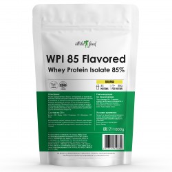 Atletic Food Изолят сывороточного белка WPI 85 Flavored - 1000 грамм банан