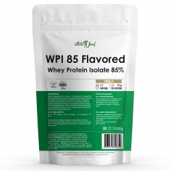 Atletic Food Изолят сывороточного белка WPI 85 Flavored - 1000 грамм ваниль