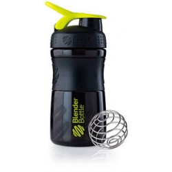 BlenderBottle SportMixer - 591 мл (черный-лайм)