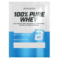 Пробник протеина BioTech 100% Pure Whey - 28 грамм (1 порция)