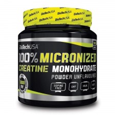 BioTech 100% Creatine Monohydrate - 500 грамм (Банка)