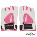 BioTech Lady_1 Gloves (кожа, бело-розовые)