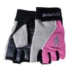 Женские перчатки BioTech Lady_2 Gloves (серо-розовые)