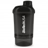 Шейкер BioTech Shaker Wave+ Nano - 300 мл + 150 мл (черный) (фото-0)