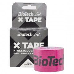 Отзывы BioTech X Tape Кинезио-тейп - 5 см x 5 м (розовая)