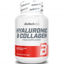 Гиалуроновая кислота BioTech Hyaluronic & Collagen 280 mg - 30 капсул