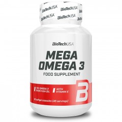 Антиоксидант BioTech Mega Omega 3 - 90 капсул
